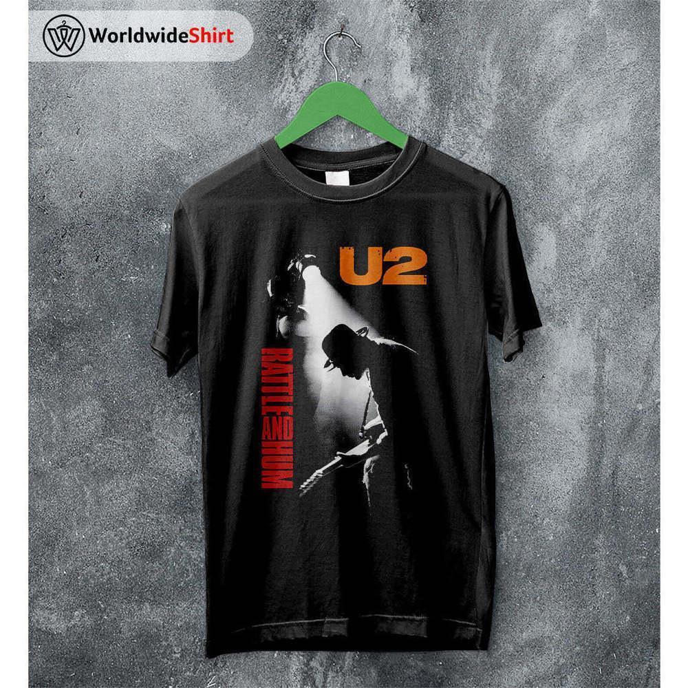 U2 Rattle And Hum 90S Tour Classic Rock Band Music Graphic T Shirt